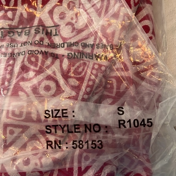 RAGA Backless Boho Mini Dress Metallic Silver Accents Size Small NWT! - Picture 7 of 7